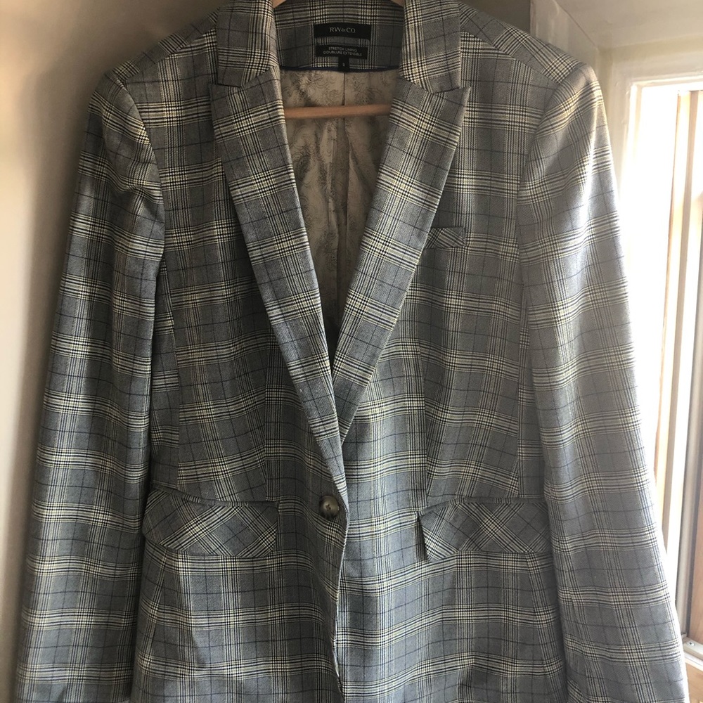 Plaid blazer